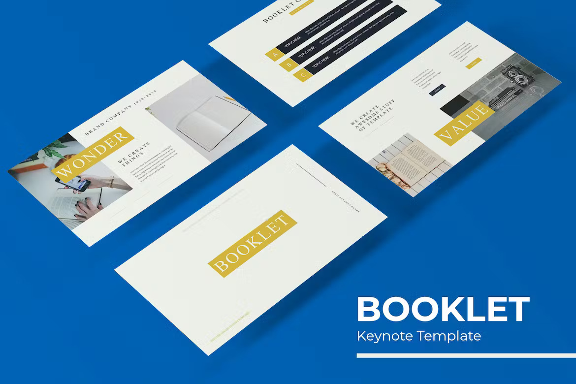 Booklet Keynote Template YEFZ9AK Template Free Download