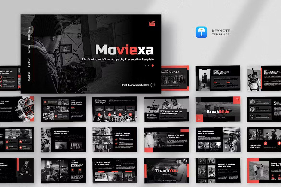 Video Film Production Keynote Template Template Free Download