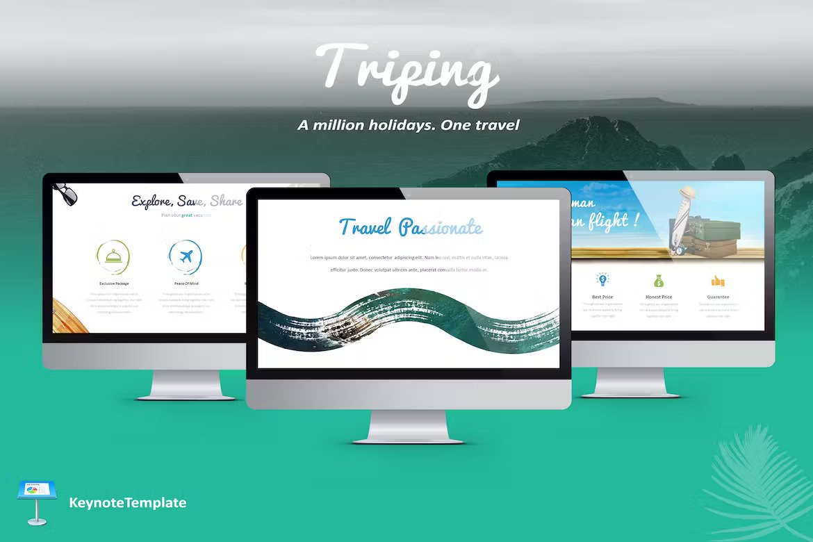 Triping Travel Keynote Template Template Free Download