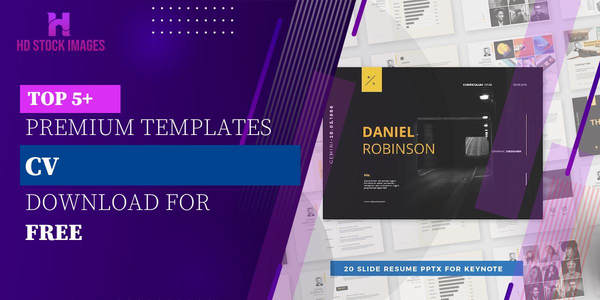 Top 6+ Cv Keynote Templates Free Download