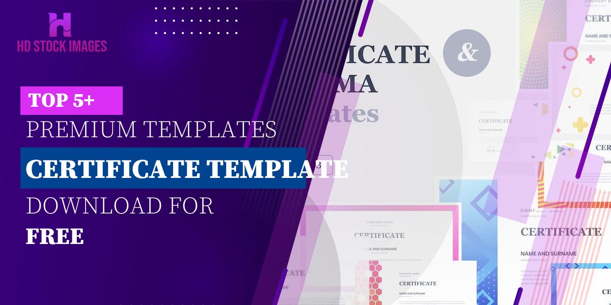 Top 6+  Keynote Certificate Template Free Download