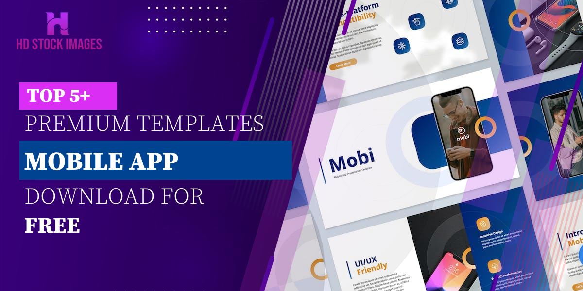 Top 6+  eynote Mobile App Template Free  Download