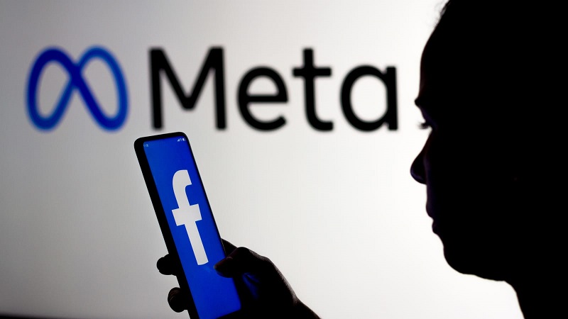 An image of logo of Meta company 