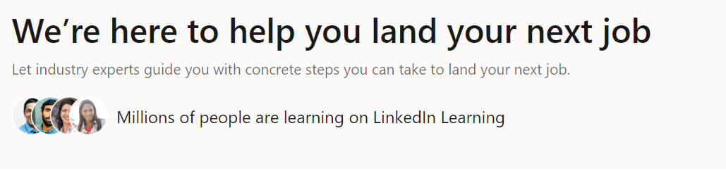 an image of LinkedIn Career Advice