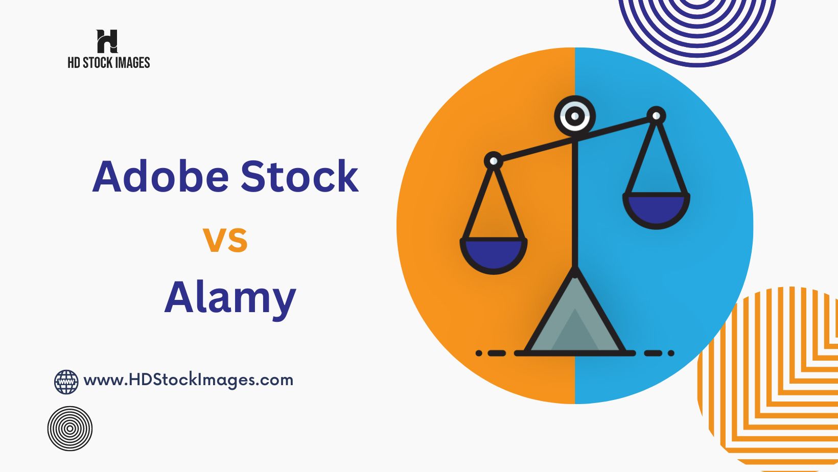 An image of Adobe Stock VS Alamy