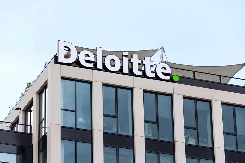 An image of Deloitte company logo 