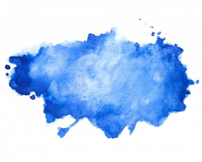 Free Vector | Abstract blue watercolor stain texture background design