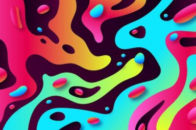 Free Vector | Abstract colorful fluid background