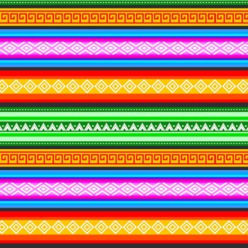 Free Vector | Flat colorful peruvian pattern