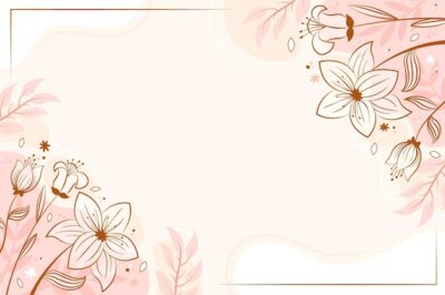 Free Vector | Hand drawn floral background