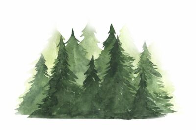 Free Vector | Hand painted watercolor nature background