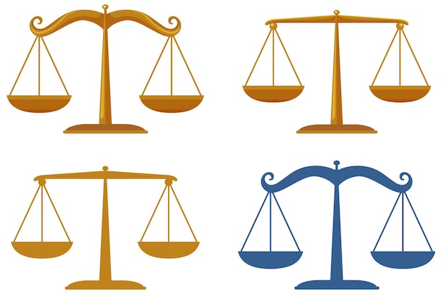 Free Vector | Legal justice balance scale icon