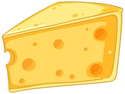 Free Vector | Simple cheese isolated cartoon