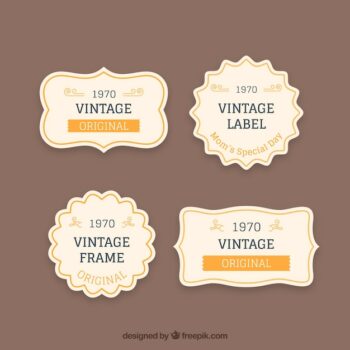 Free Vector | Vector set of vintage frames