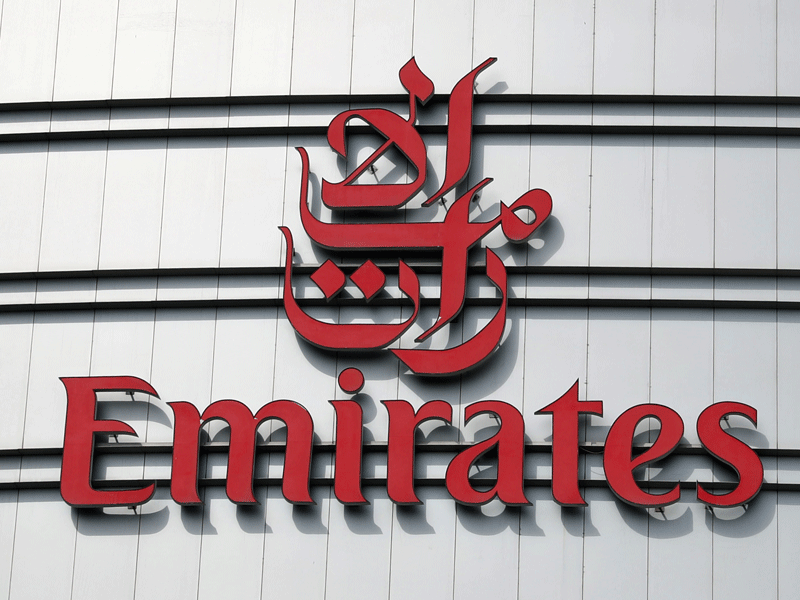 An image of Emirates company logo