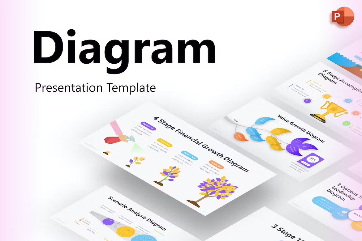 Diagram Infographic PowerPoint Template Template Free Download