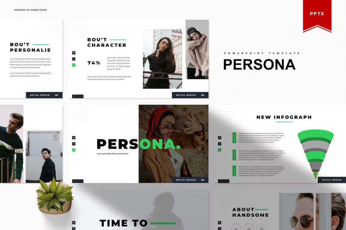 Persona Google Slides Template Template Free Download