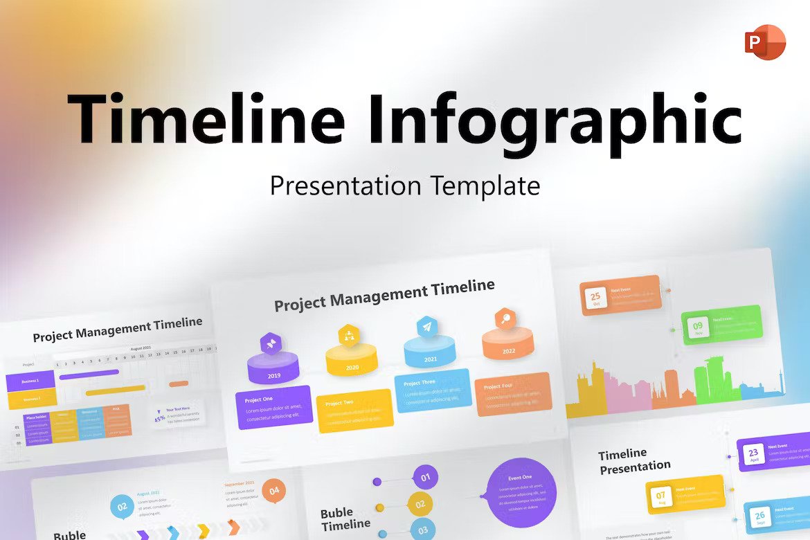 Timeline Infographic PowerPoint Template Template Free Download