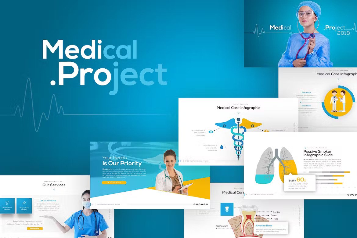 Medipro Medical Presentation Template Template Free Download