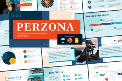 Perzona Light Curriculum Vitae Presentation Template Free Download
