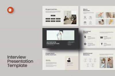 Interview Powerpoint Presentation Template QFEDA9S Template Free Download