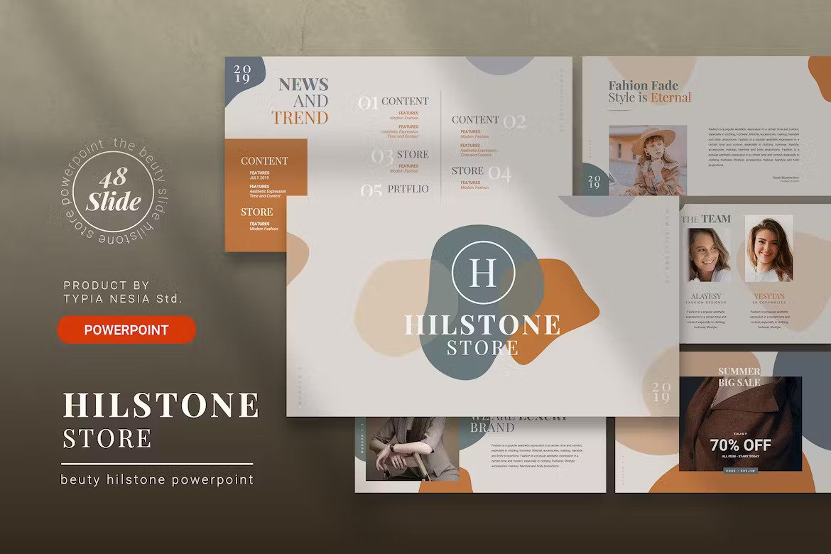 Fashion PowerPoint Presentation Template (CVSEUTL) Template Free Download