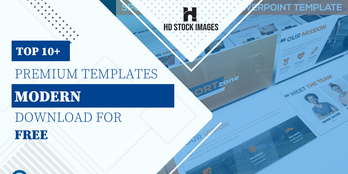 Top 6+  PowerPoint Modern Templates Free  Download