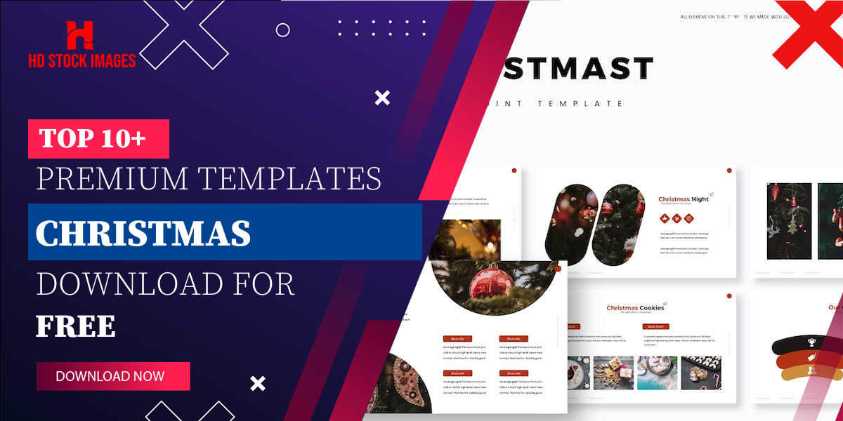 Top 6+  PowerPoint Christmas Template Free  Download