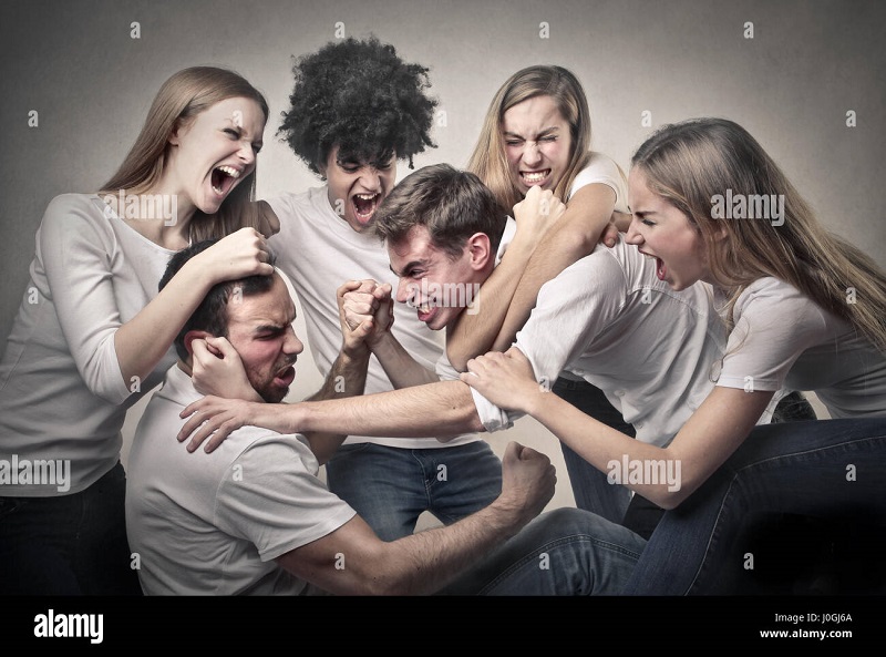 An image of people on Alamy