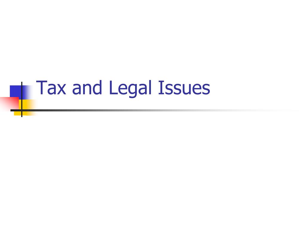 an image of Taxation and Legal Considerations