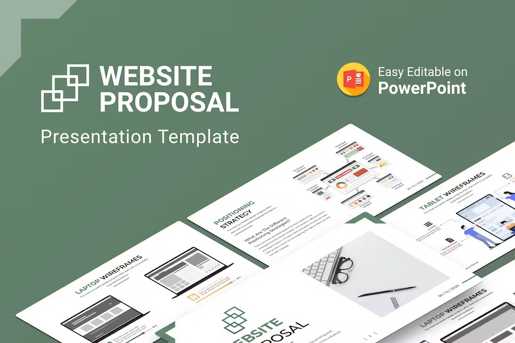 Website Proposal PowerPoint Presentation Template U63YDES Template Free Download