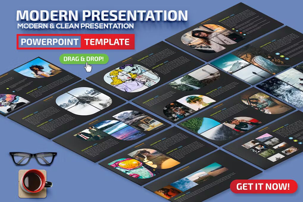 Modern PowerPoint (X77S8DY) Template Free Download