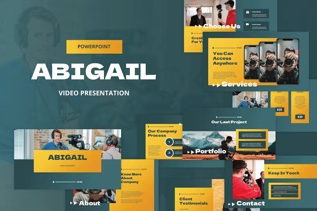 Video Presentation PowerPoint Templates Template Free Download