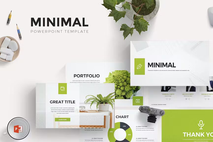 Minimal PowerPoint Template Template Free Download