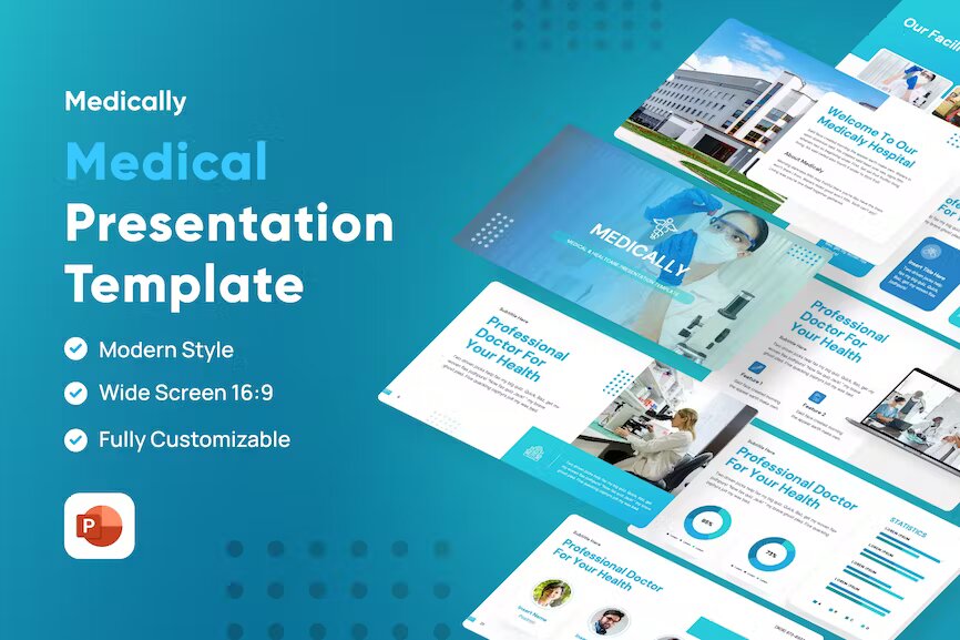 Medically Medical Healthcare Presentation Template Free Download