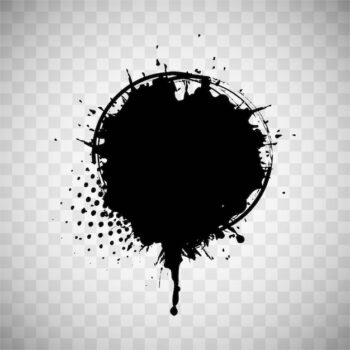 Free Vector | Black paint stain
