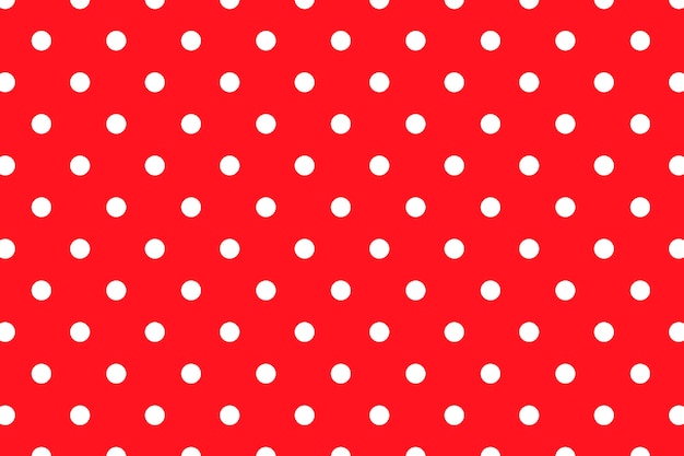 Free Vector | Flat design red polka dot background