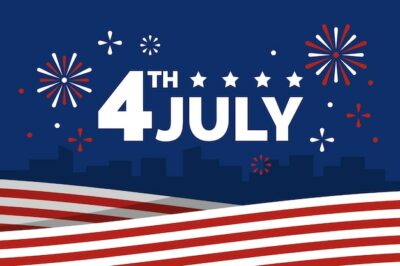 Free Vector | Flat design usa independence day concept