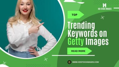 This image a blog post titled as trending-keywords-on-getty-images:-insights-into-current-market-demand-and-emerging-themes