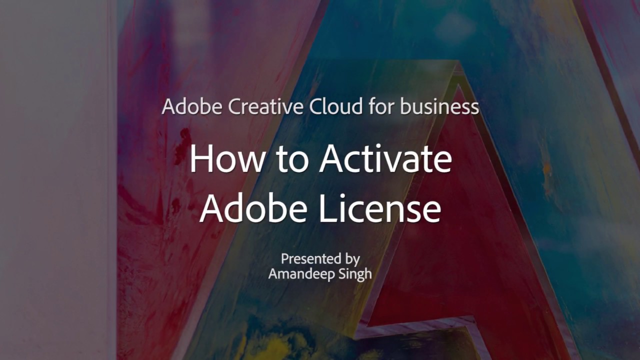 An image of Activating Licence on Adobe Stock