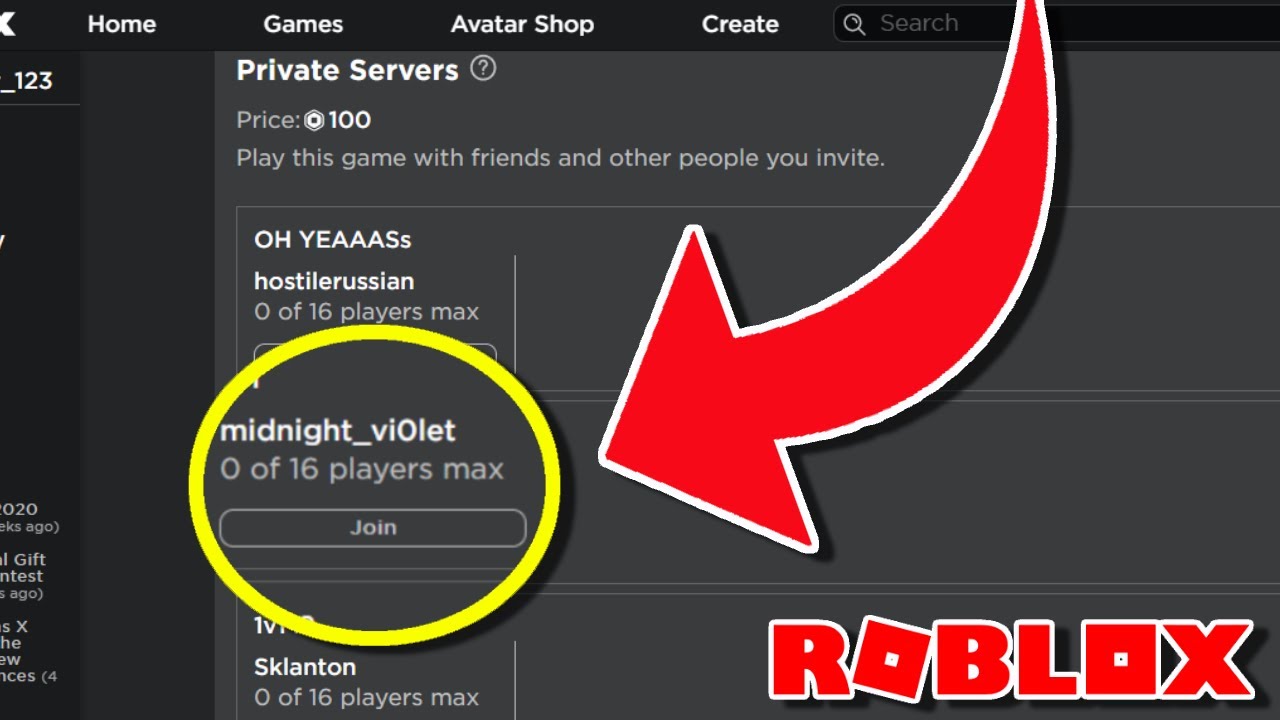 How to join your friends private server on Roblox! 2021 - YouTube