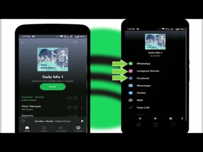 How to Share Song Playing in Spotify on Instagram, Facebook, Whatsapp, in Android - YouTube