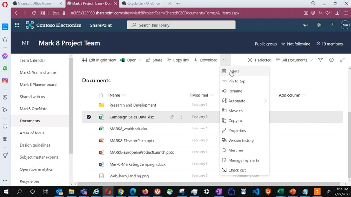 How To Recover a Deleted Document in Office 365