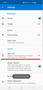 Microsoft Authenticator: Turn off App Lock - Computer Consultant Professionals