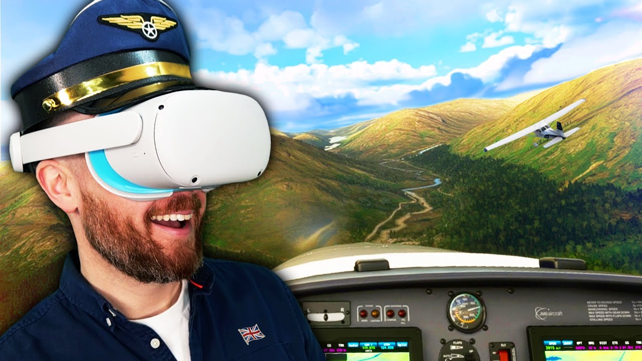 Microsoft Flight Simulator In VR Is STUNNING - YouTube