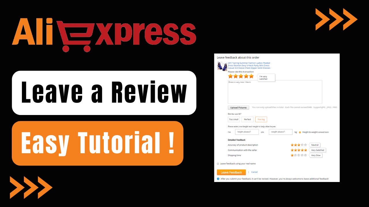 How to Leave a Review on AliExpress ! - YouTube