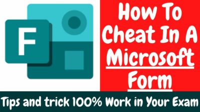 How to cheat in a Microsoft form|| Tips and trick || 100% Work in Your Exam - YouTube