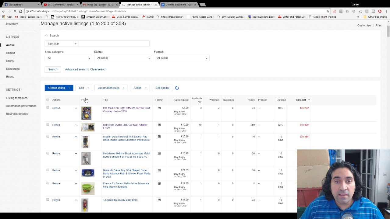 How To Bulk Edit All Your eBay Listings To Make Them MOBILE FRIENDLY!!! - YouTube