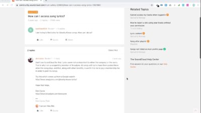 Can you SEE LYRICS in SOUNDCLOUD? - YouTube