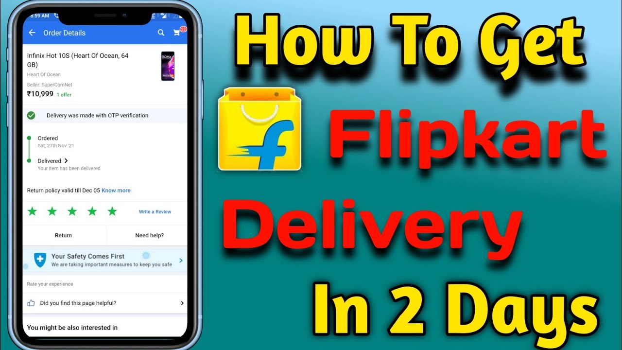 How to get fast delivery in Flipkart | Flipkart fast delivery | Quick delivery on flipkart - YouTube